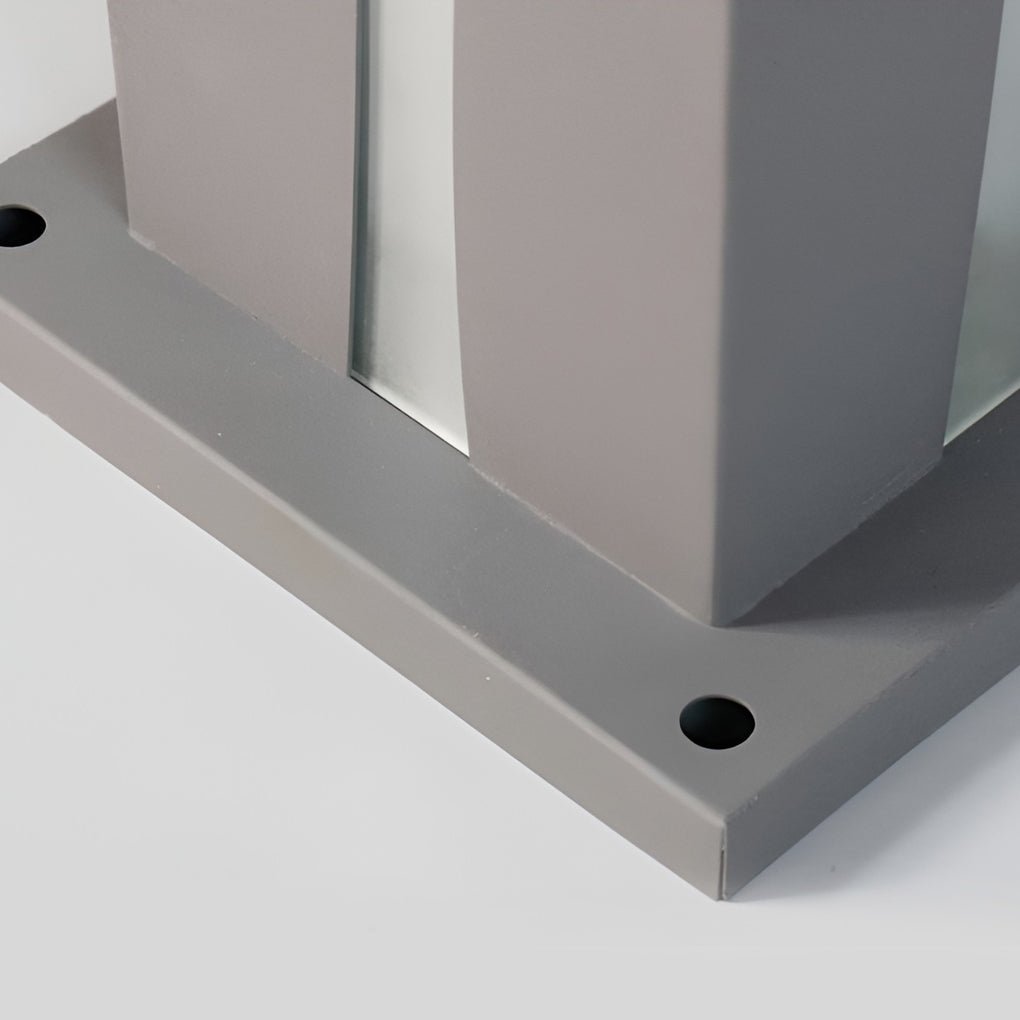 Rectangular LED Pathway Light - Stainless Steel & Glass Outdoor