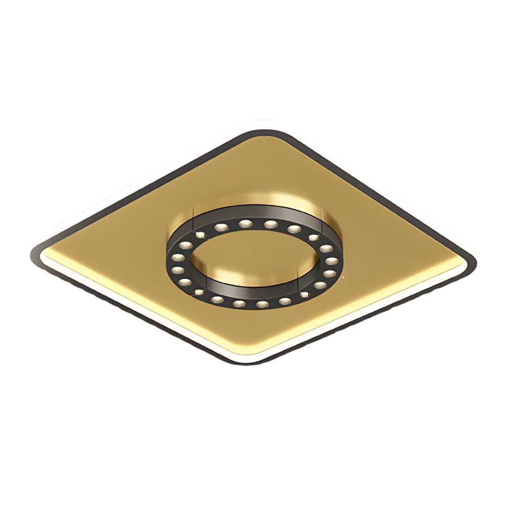 Modern LED Anti-Glare Flush Mount Ceiling Light with 3-Step Dimming