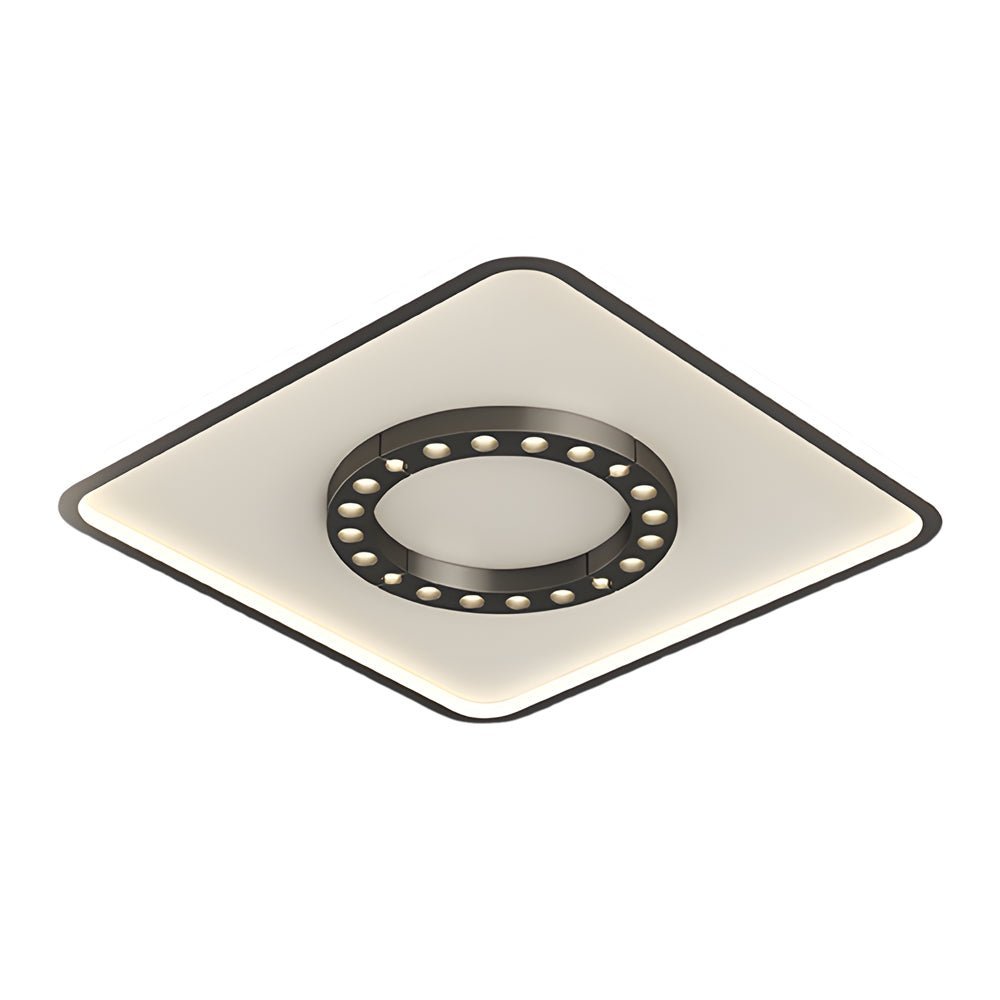 Modern LED Anti-Glare Flush Mount Ceiling Light with 3-Step Dimming