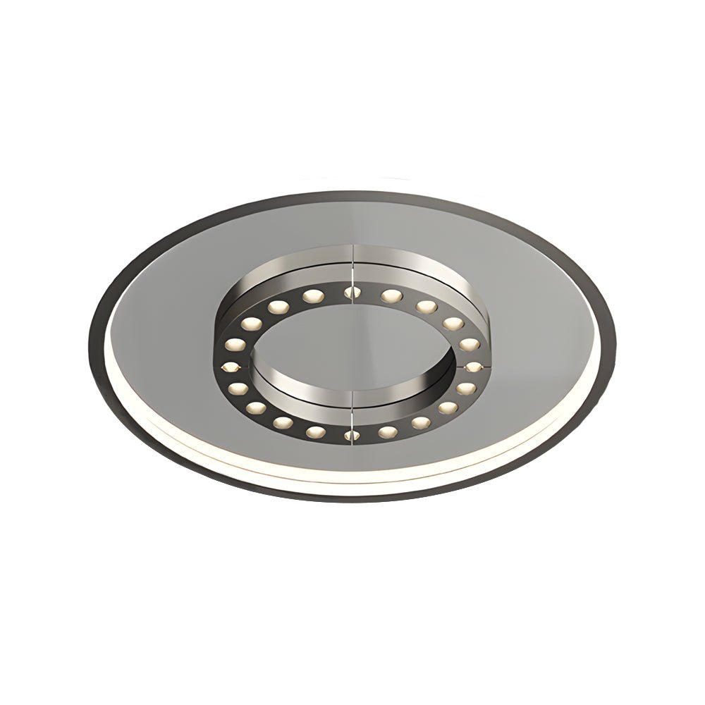 Modern LED Anti-Glare Flush Mount Ceiling Light with 3-Step Dimming