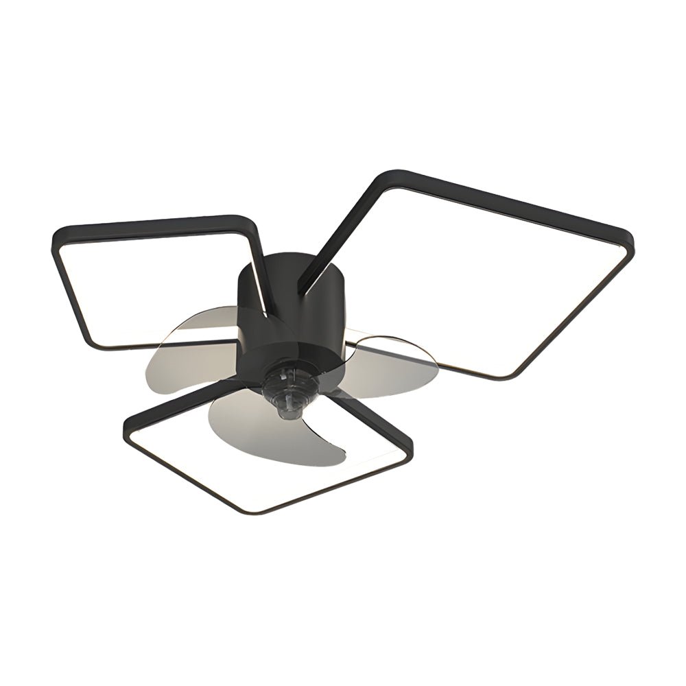 Modern LED Ceiling Fan Light with 3-Step Dimming & Silent Operation