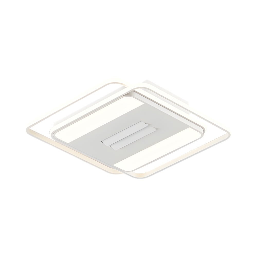 Modern Bladeless Ceiling Fan Light with Dimmable LED