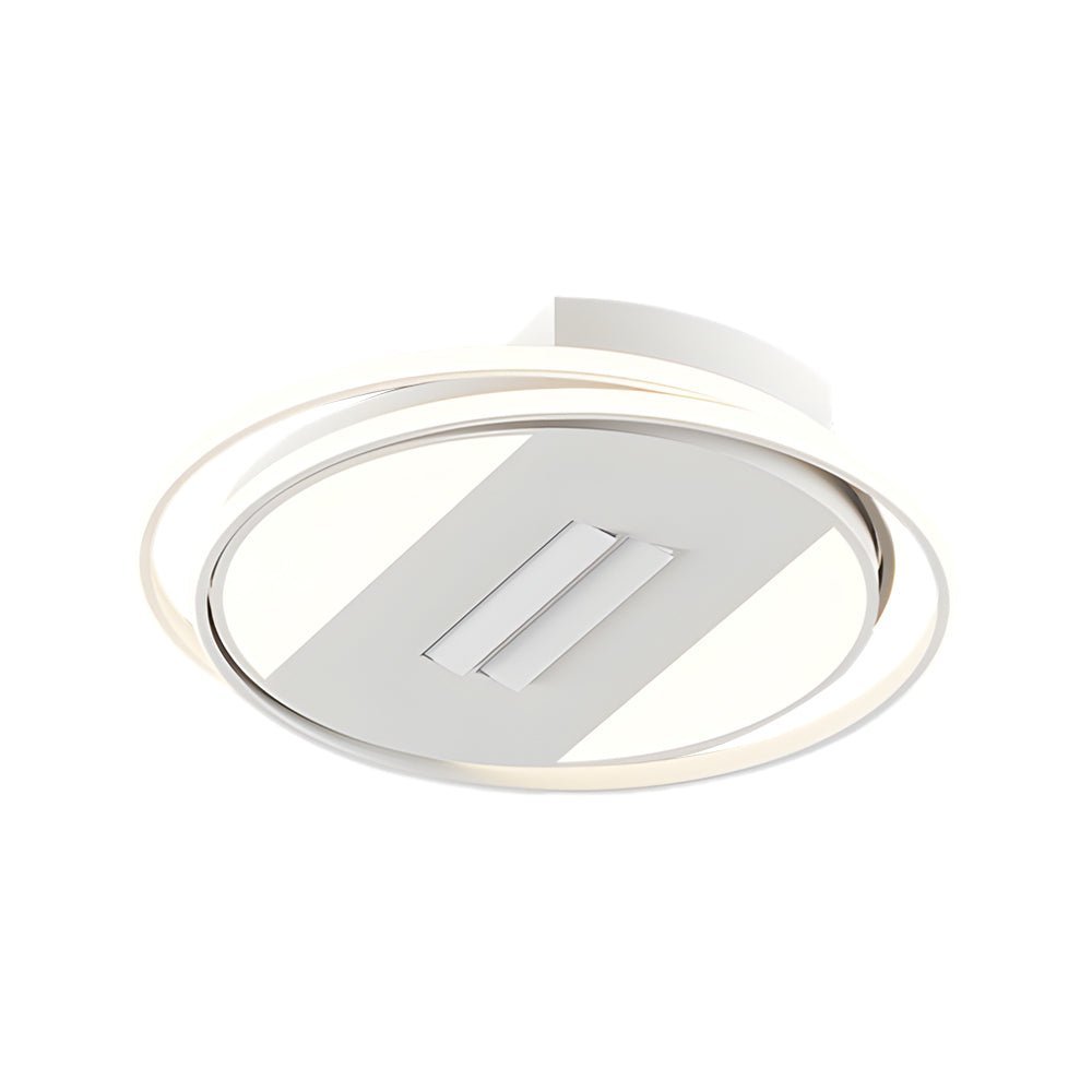 Modern Bladeless Ceiling Fan Light with Dimmable LED