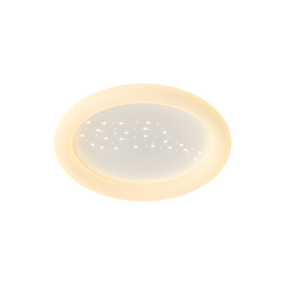 Modern LED Flush Mount Ceiling Light with 3-Step Dimming