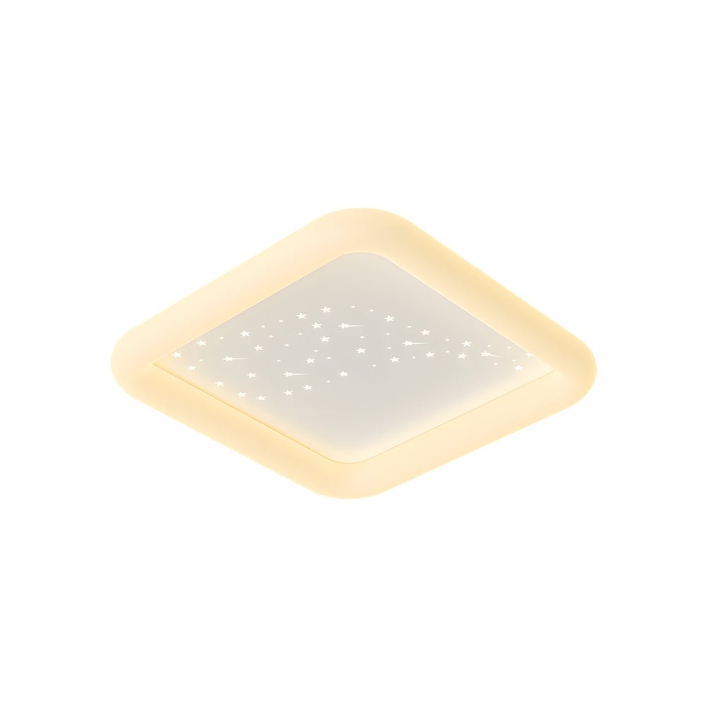 Modern LED Flush Mount Ceiling Light with 3-Step Dimming