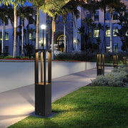 Square Aluminum LED Outdoor Landscape Lawn Light - Industrial Style