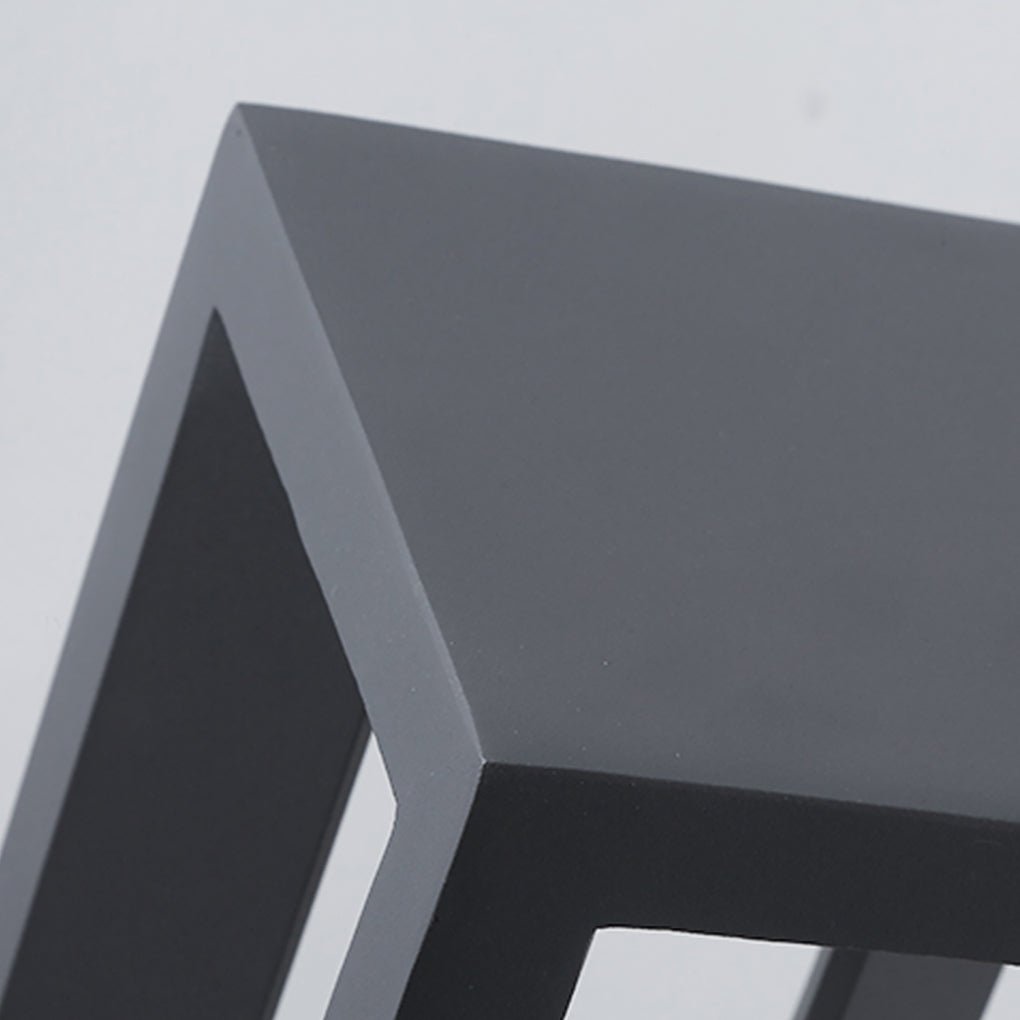 Square Aluminum LED Outdoor Landscape Lawn Light - Industrial Style