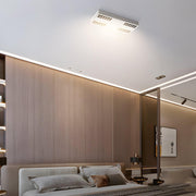 Modern Aluminum LED Flush Mount Ceiling Downlight Square Rectangle