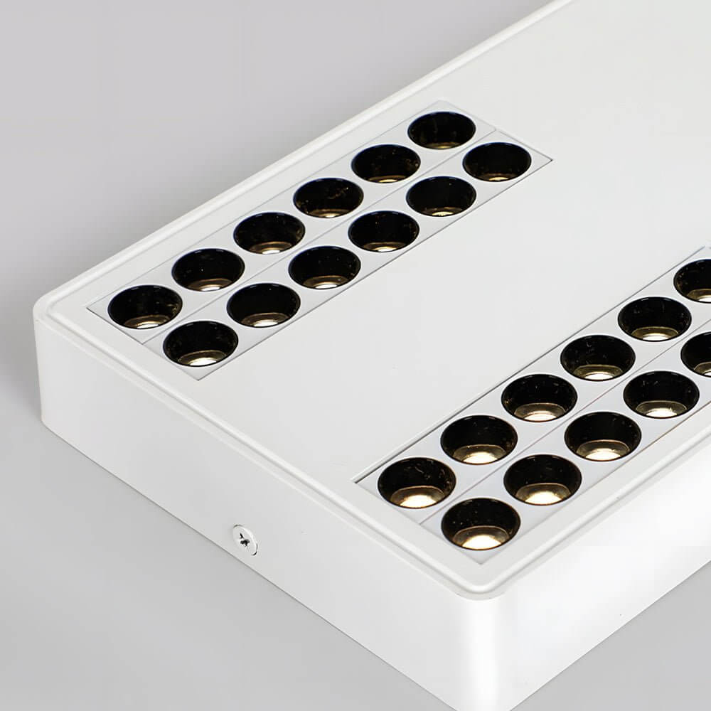 Modern Aluminum LED Flush Mount Ceiling Downlight Square Rectangle