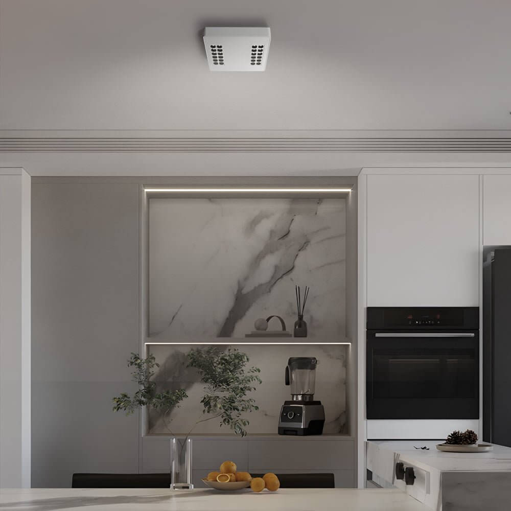 Modern Aluminum LED Flush Mount Ceiling Downlight Square Rectangle