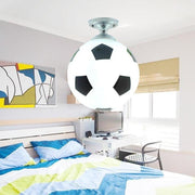 Football Globe Flush Mount Ceiling Light for Kids Bedroom