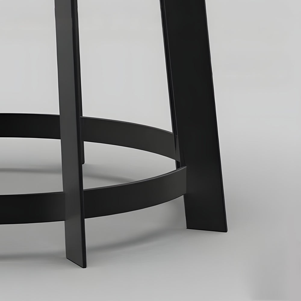 Modern Round Stool Solar Outdoor LED Light - Dual Purpose