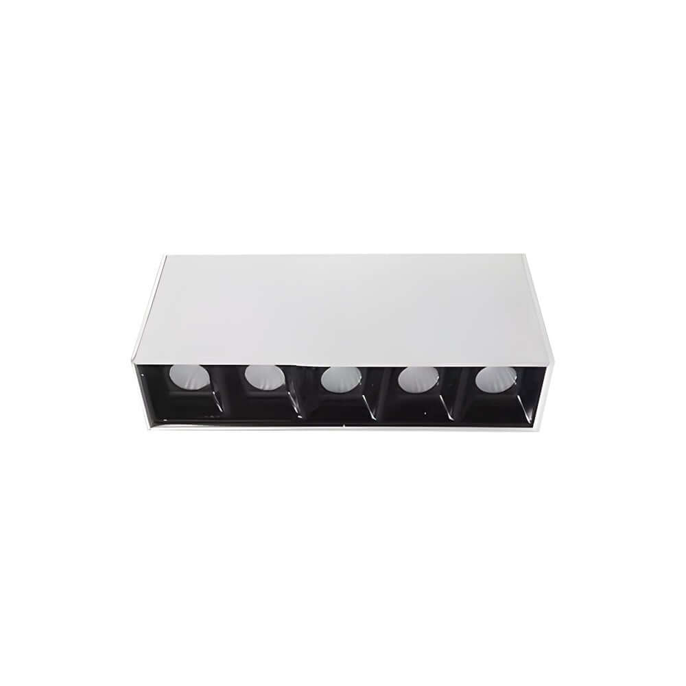Linear LED Ceiling Downlight Fixture - Modern Aluminum Surface Mount