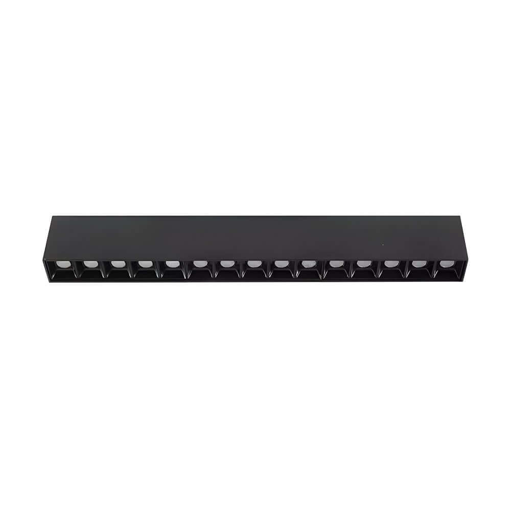 Linear LED Ceiling Downlight Fixture - Modern Aluminum Surface Mount