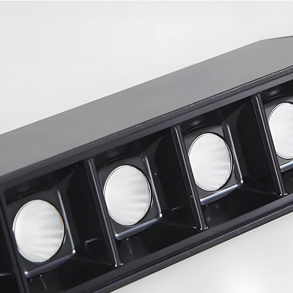 Linear LED Ceiling Downlight Fixture - Modern Aluminum Surface Mount