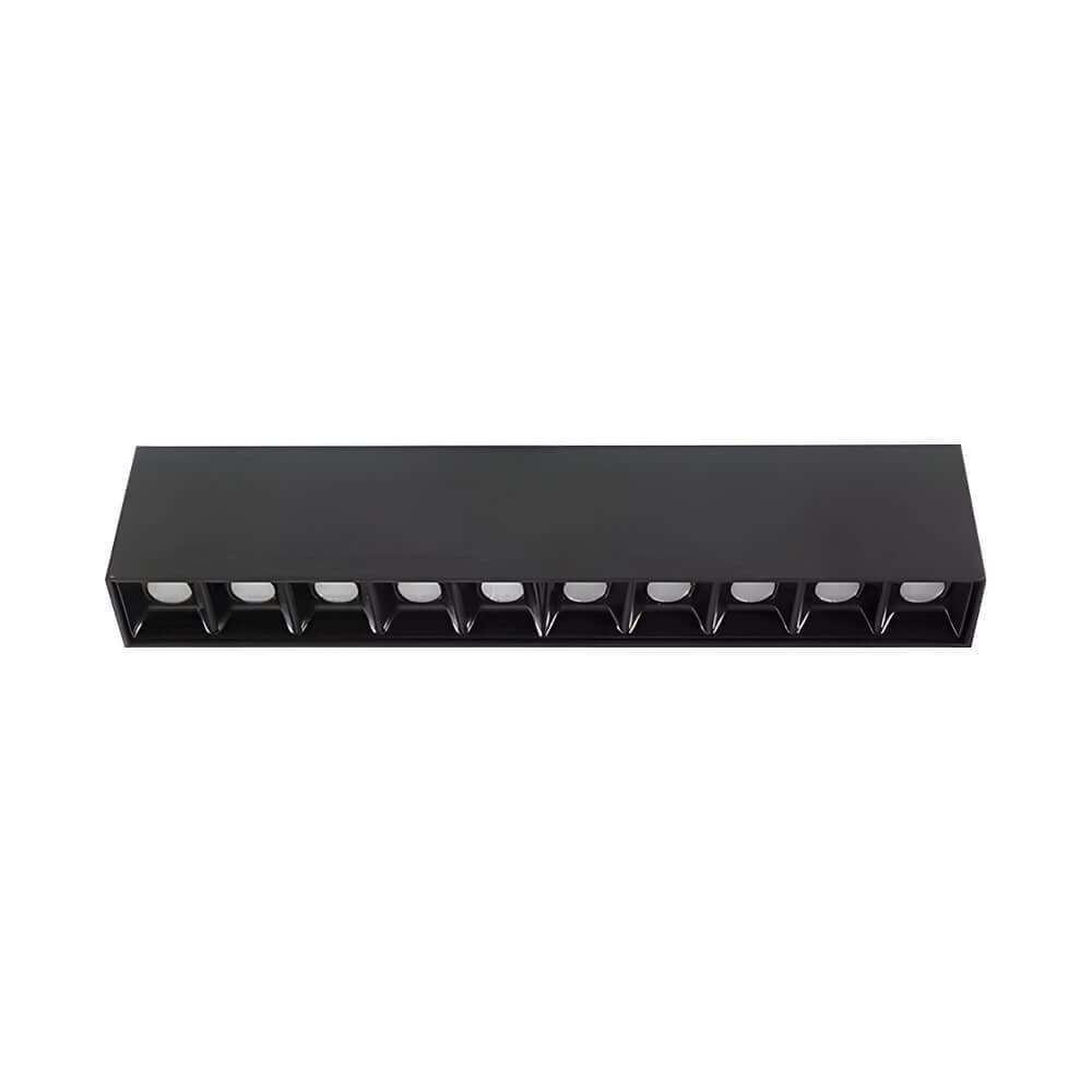 Linear LED Ceiling Downlight Fixture - Modern Aluminum Surface Mount