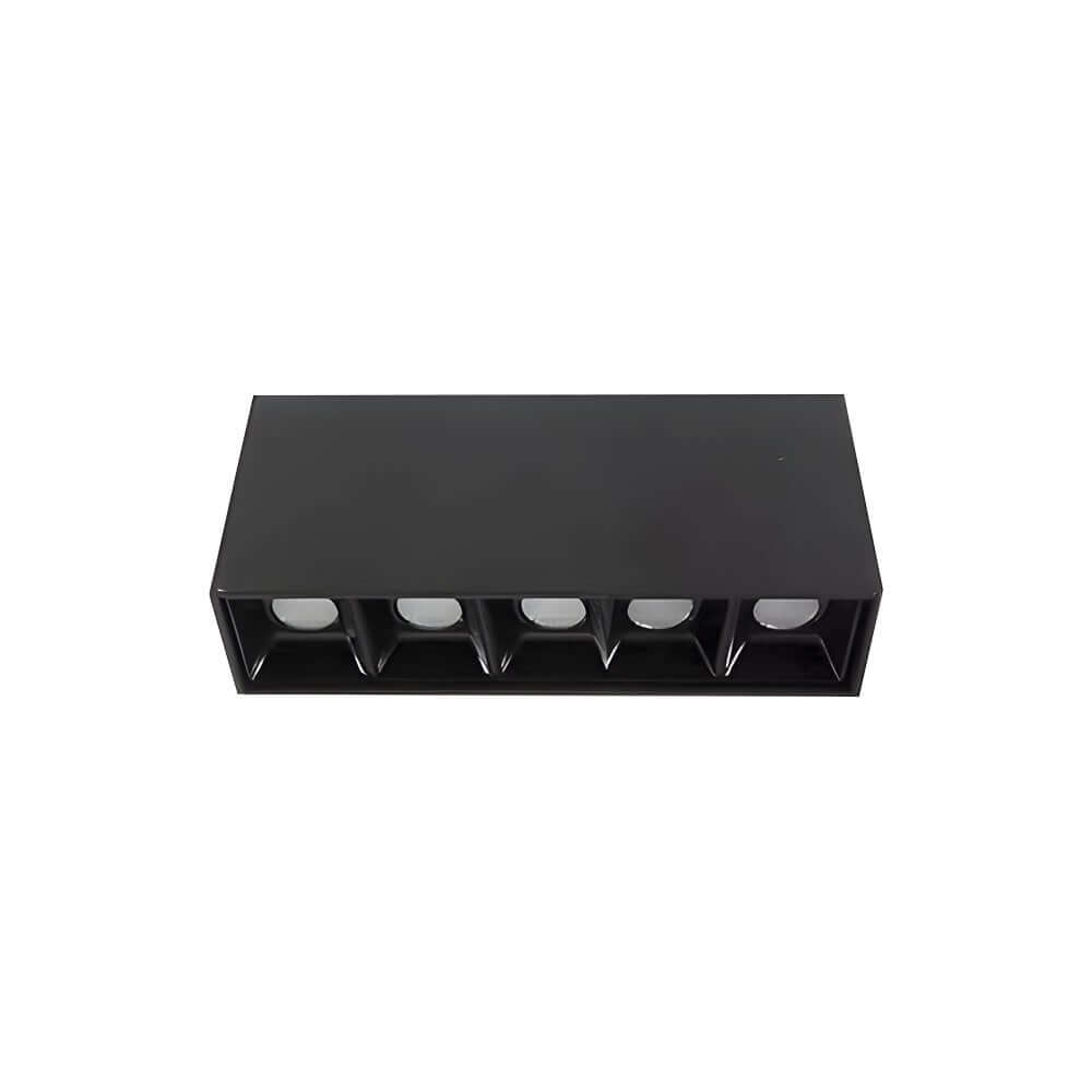 Linear LED Ceiling Downlight Fixture - Modern Aluminum Surface Mount