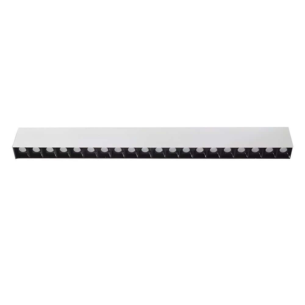 Linear LED Ceiling Downlight Fixture - Modern Aluminum Surface Mount
