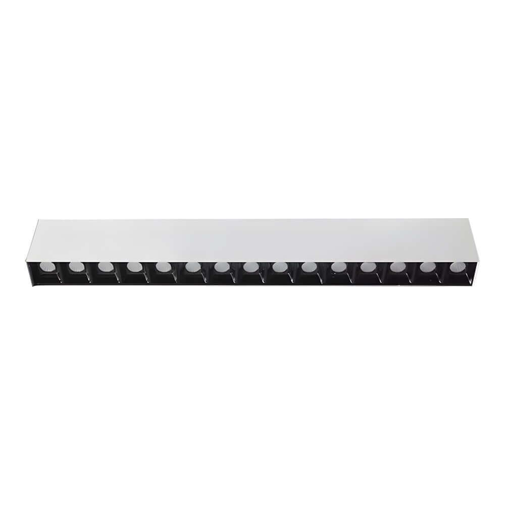 Linear LED Ceiling Downlight Fixture - Modern Aluminum Surface Mount