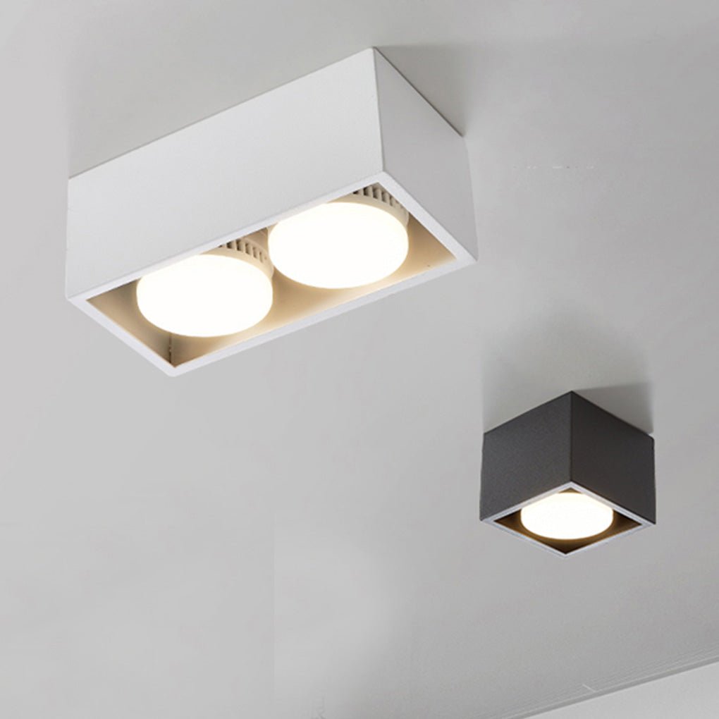 Adjustable Surface Mount Spotlight - Aluminum Box Downlight