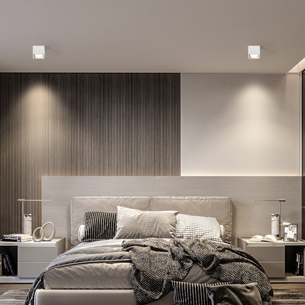 Adjustable Surface Mount Spotlight - Aluminum Box Downlight