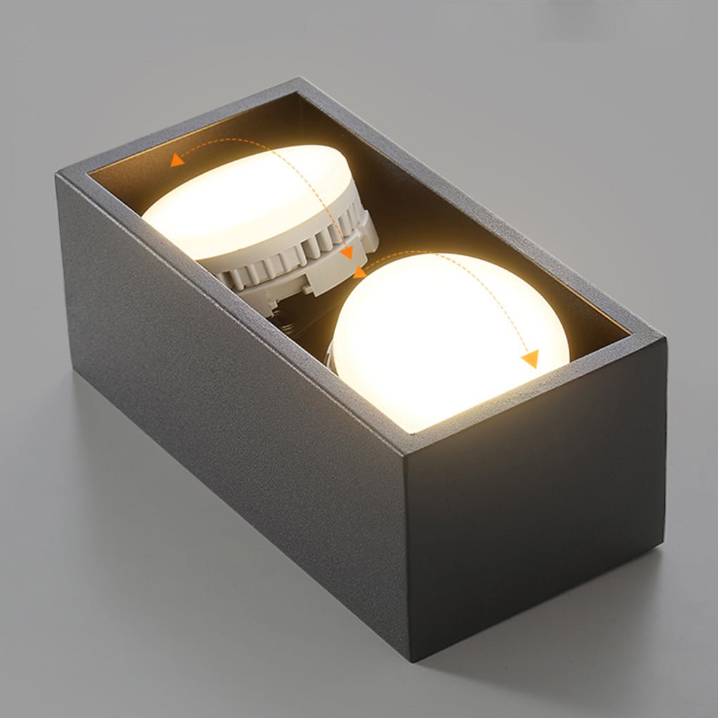 Adjustable Surface Mount Spotlight - Aluminum Box Downlight