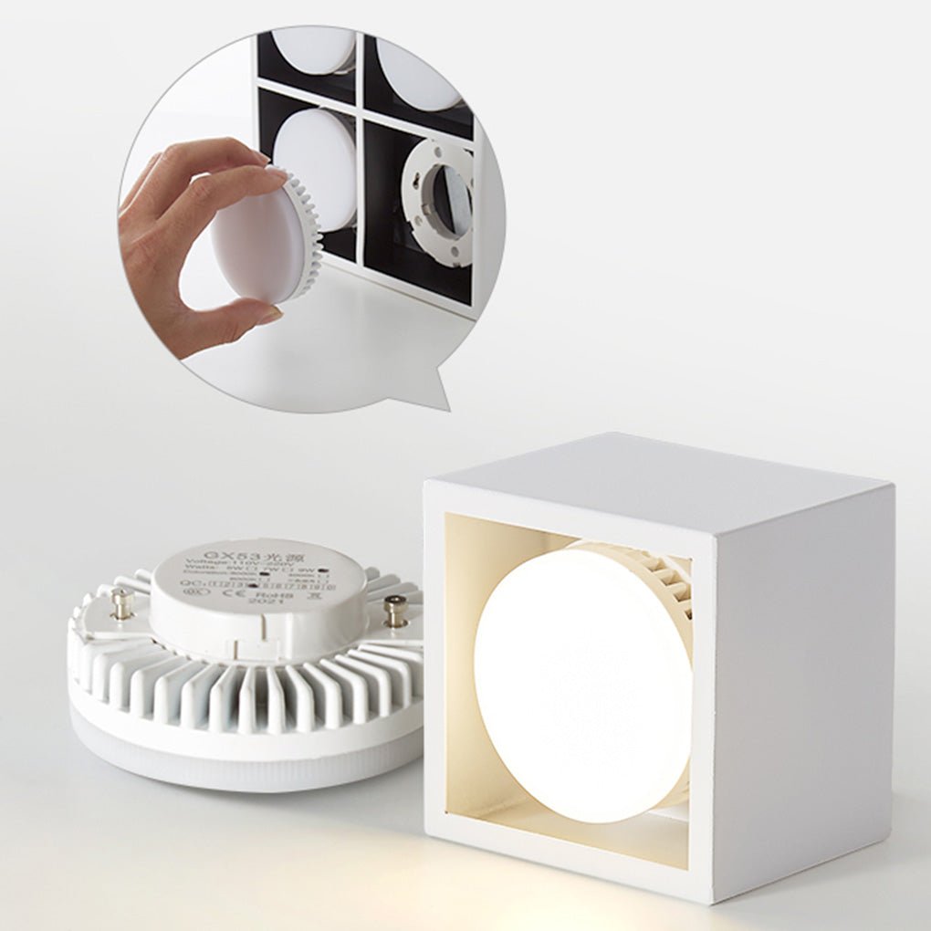 Adjustable Surface Mount Spotlight - Aluminum Box Downlight