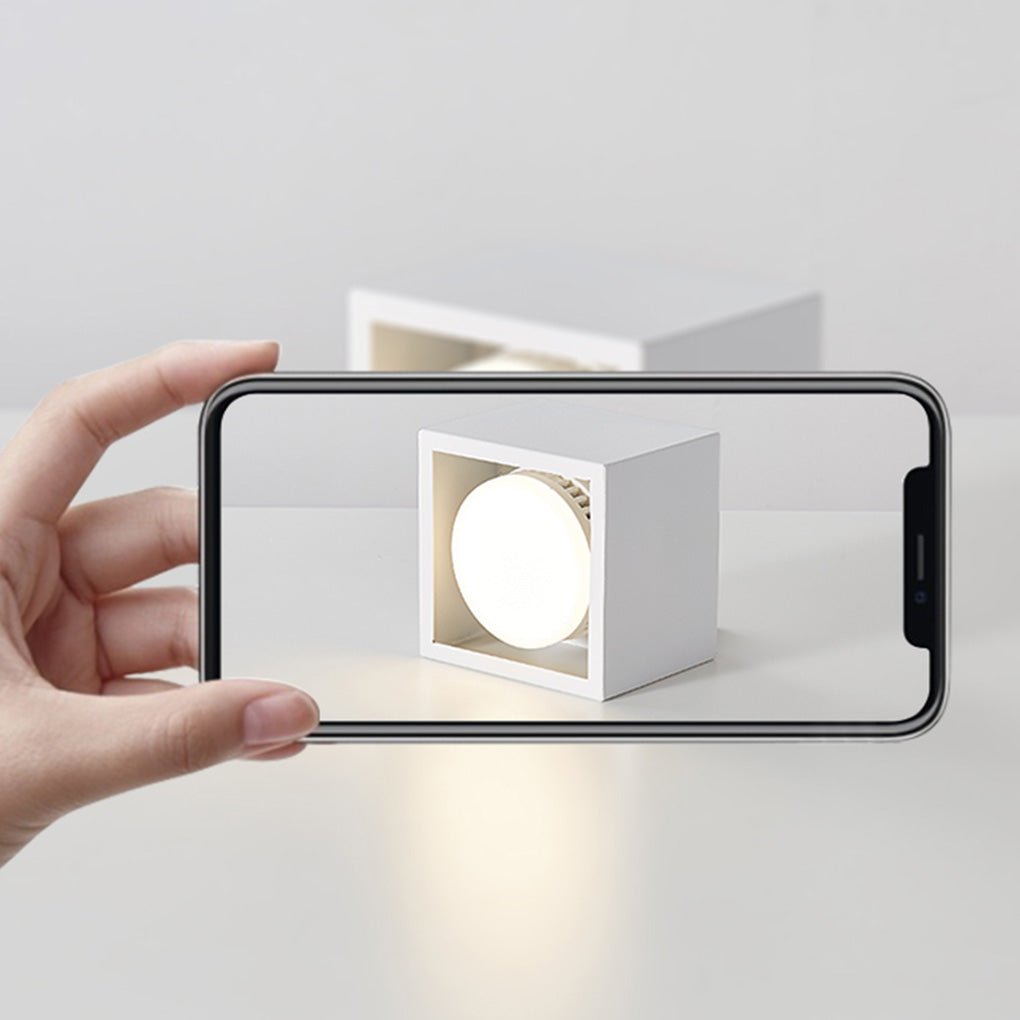 Adjustable Surface Mount Spotlight - Aluminum Box Downlight