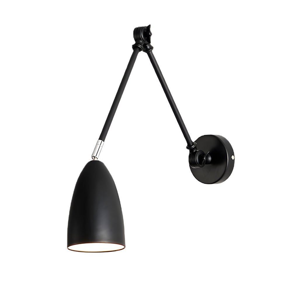 Modern Swing Arm Wall Sconce with 3 Adjustable Joints & LED