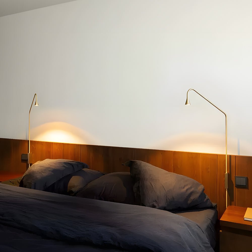 Adjustable Swing Arm Wall Lamp - Modern Minimalist Iron Sconce