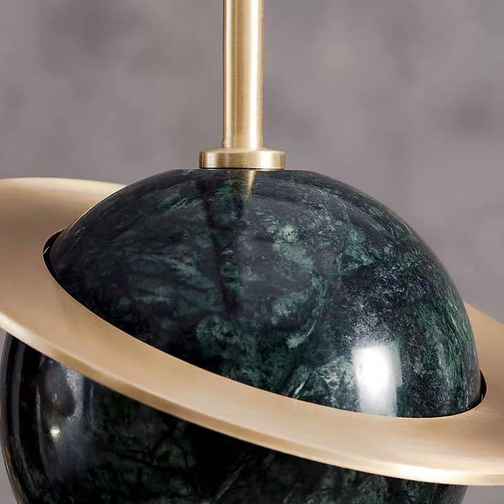 Globe LED Modern Pendant Light Metal Sphere Hanging Lamp