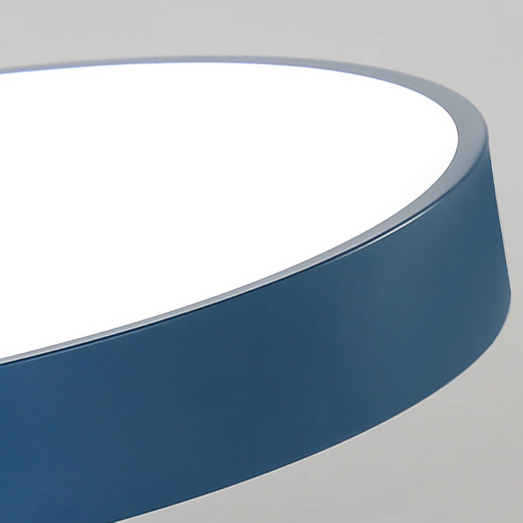 Modern LED Flush Mount Ceiling Light - Metal & Acrylic Globe Design