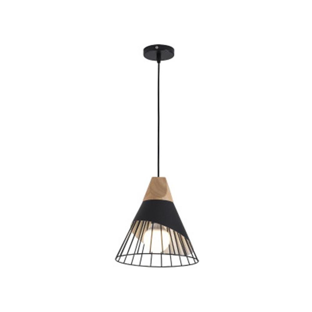 Modern Metal Cone Pendant Light – Nordic Industrial Hanging Fixture