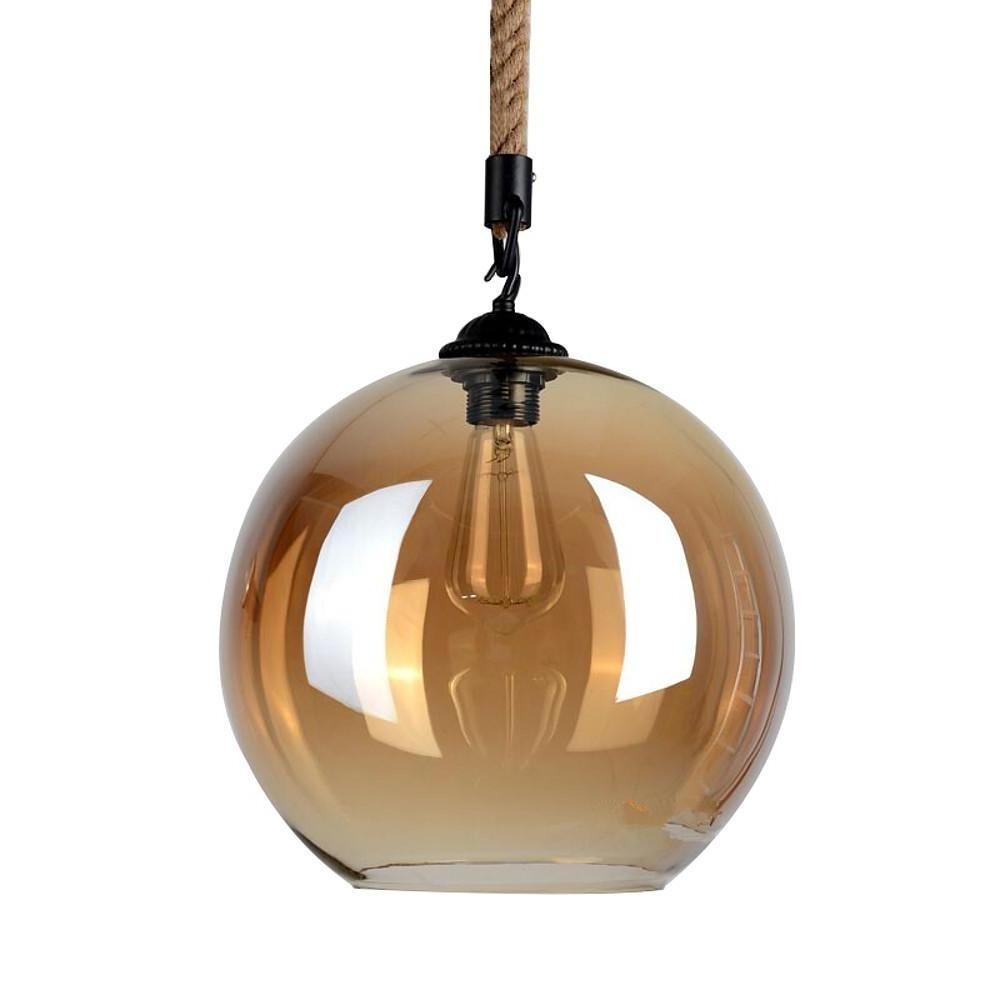 Electroplated Glass Globe Pendant Light Modern Nordic Design