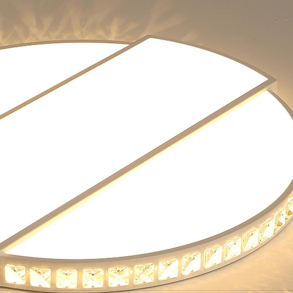 Modern Square LED Flush Mount Ceiling Light 20" Acrylic Ambient