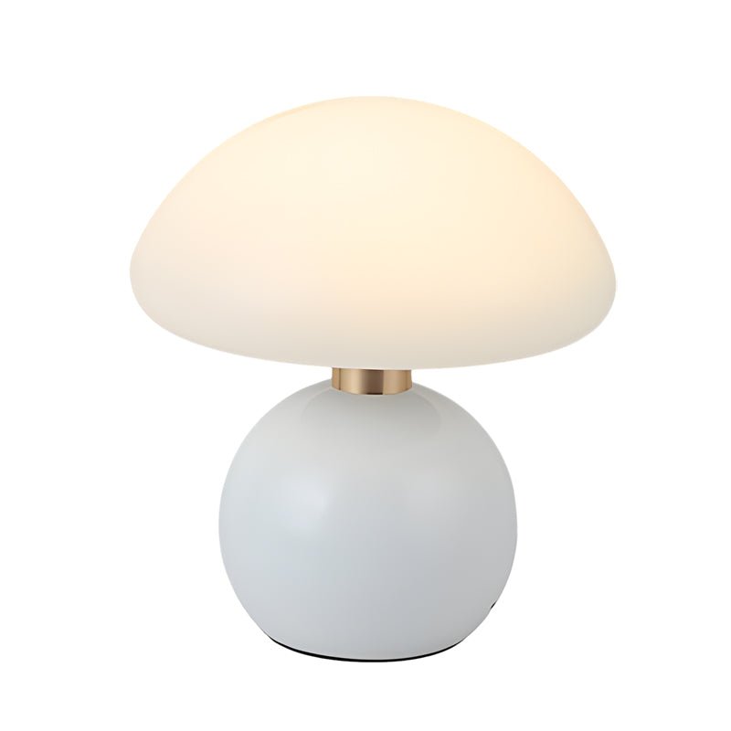 Touch Control Mushroom Kids Table Lamp with Metal Base & Acrylic Shade