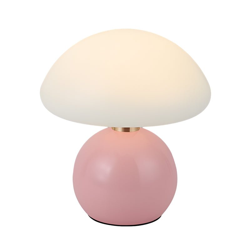 Touch Control Mushroom Kids Table Lamp with Metal Base & Acrylic Shade