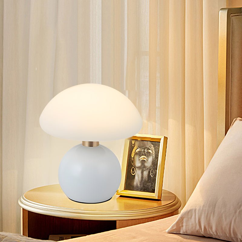 Touch Control Mushroom Kids Table Lamp with Metal Base & Acrylic Shade