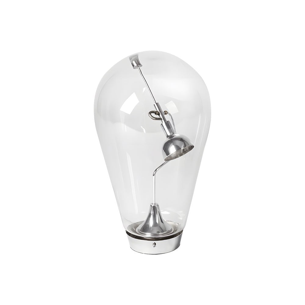 Touch-Dimming Glass Bulb Desk Lamp with Magnetic Control
