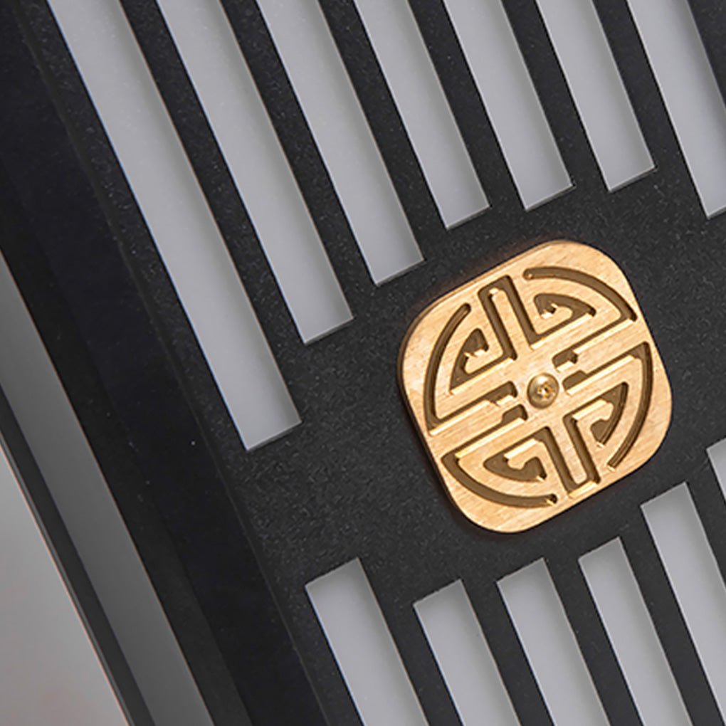 Retro Black LED Post Light Waterproof Outdoor Garden Landscape
