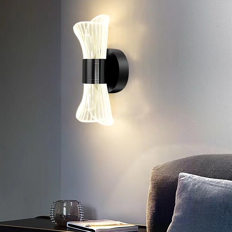 Modern Trumpet Wall Sconce with Three-Step Dimming LED Light