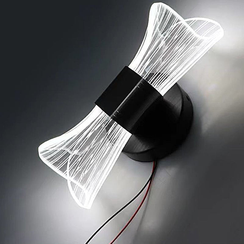Modern Trumpet Wall Sconce with Three-Step Dimming LED Light