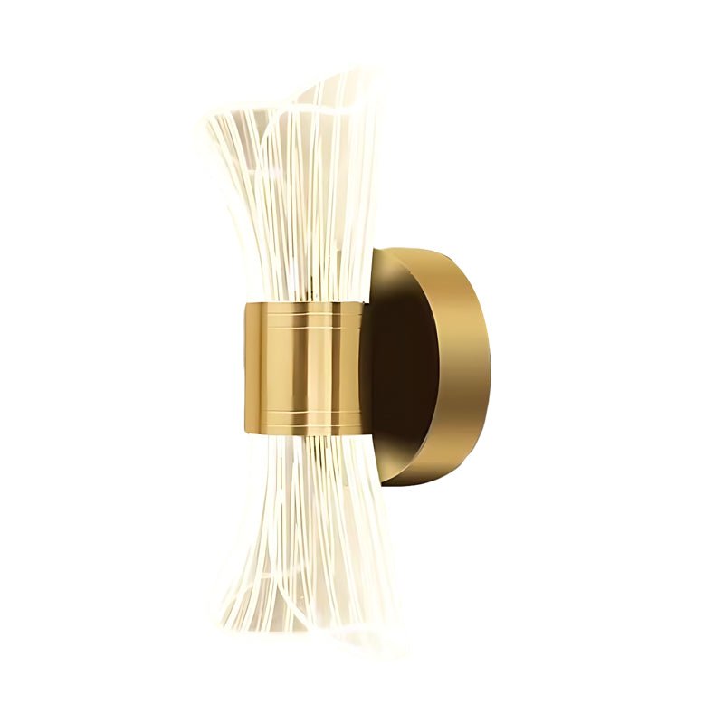 Modern Trumpet Wall Sconce with Three-Step Dimming LED Light