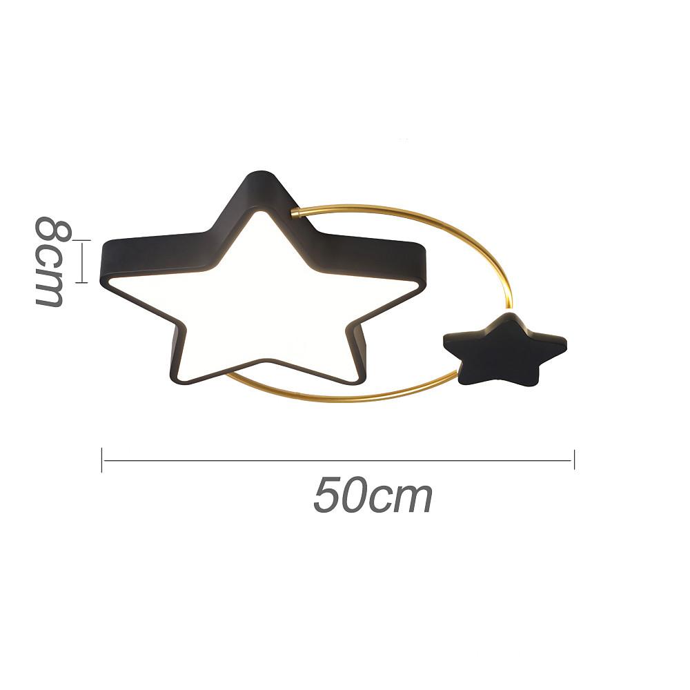 Nordic Star Flush Mount LED Ceiling Light Dimmable Kids Bedroom