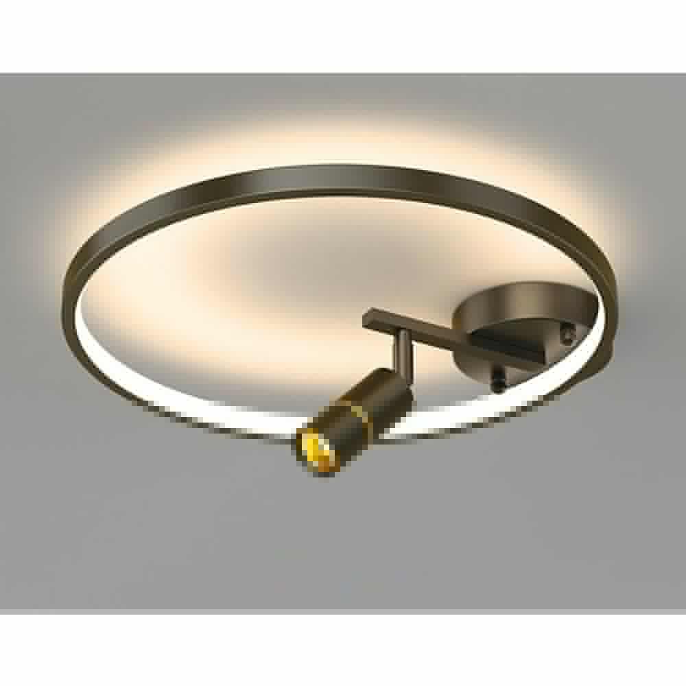 LED Circle Flush Mount Ceiling Light – Dimmable Modern Spotlight