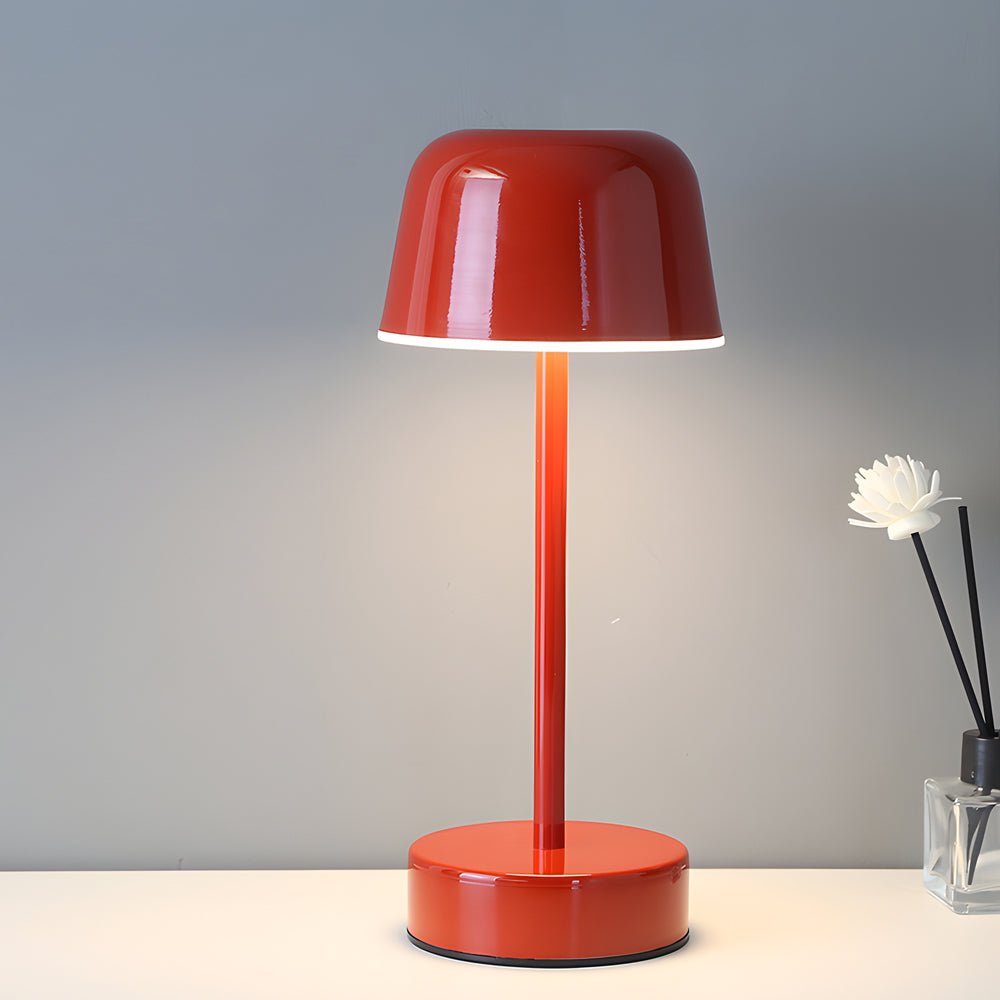 Modern Mushroom Table Lamp with Touch Dimming & USB Charging