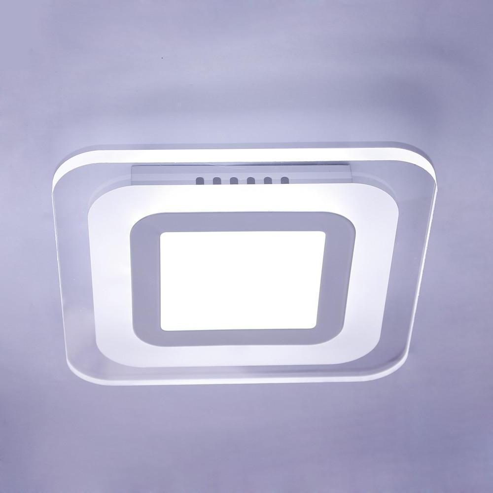 Modern Round Flush Mount Ceiling Light with Integrated LED