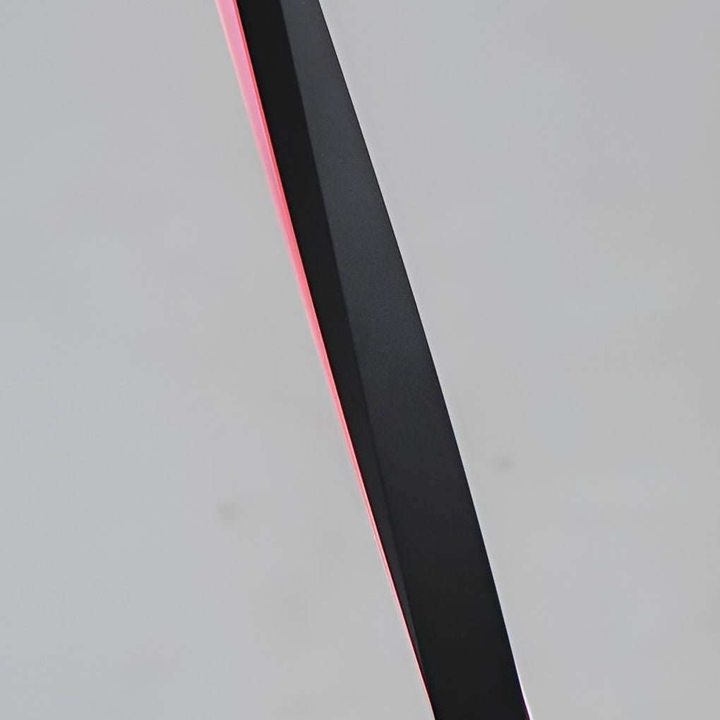 49 Inch Twisted LED Floor Lamp - Modern Aluminum with RGB Remote