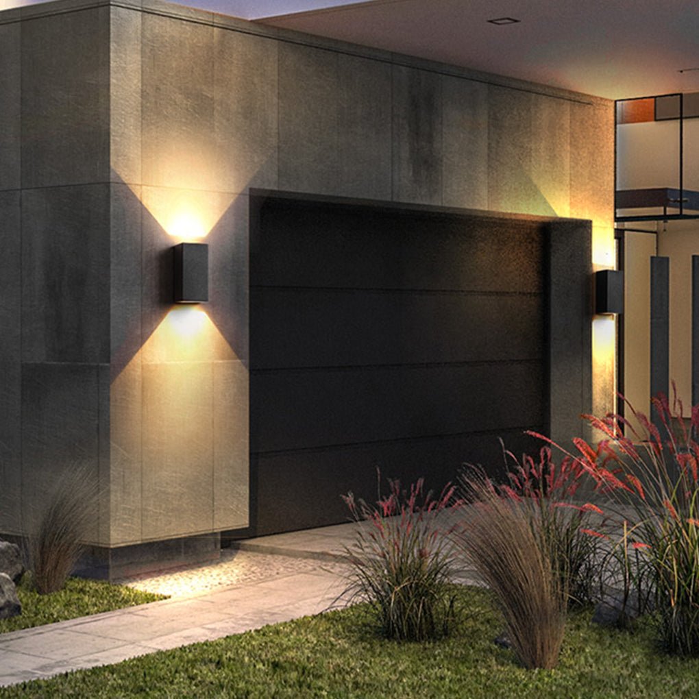 Waterproof LED Outdoor Wall Light with Dual Lighting Options