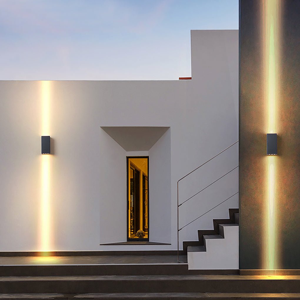 Waterproof LED Outdoor Wall Light with Dual Lighting Options